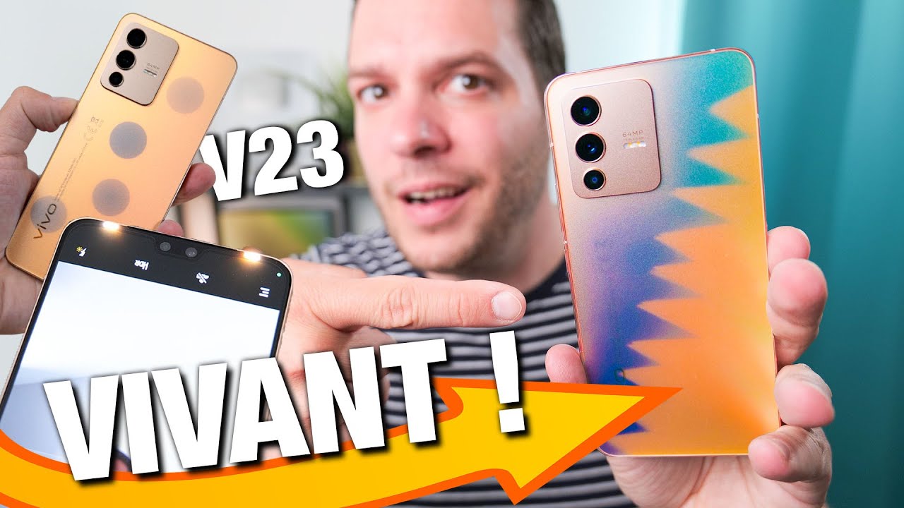 VIVO V23 : PRO du selfie qui CHANGE de couleur (vraiment) !