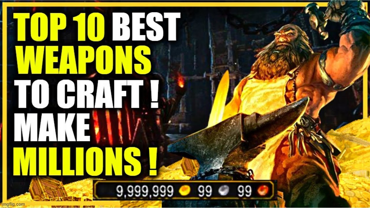 MAKE MILLIONS Crafting these weapons !! TOP 10 best weapons to craft | WoW GoldMaking Shadowlands