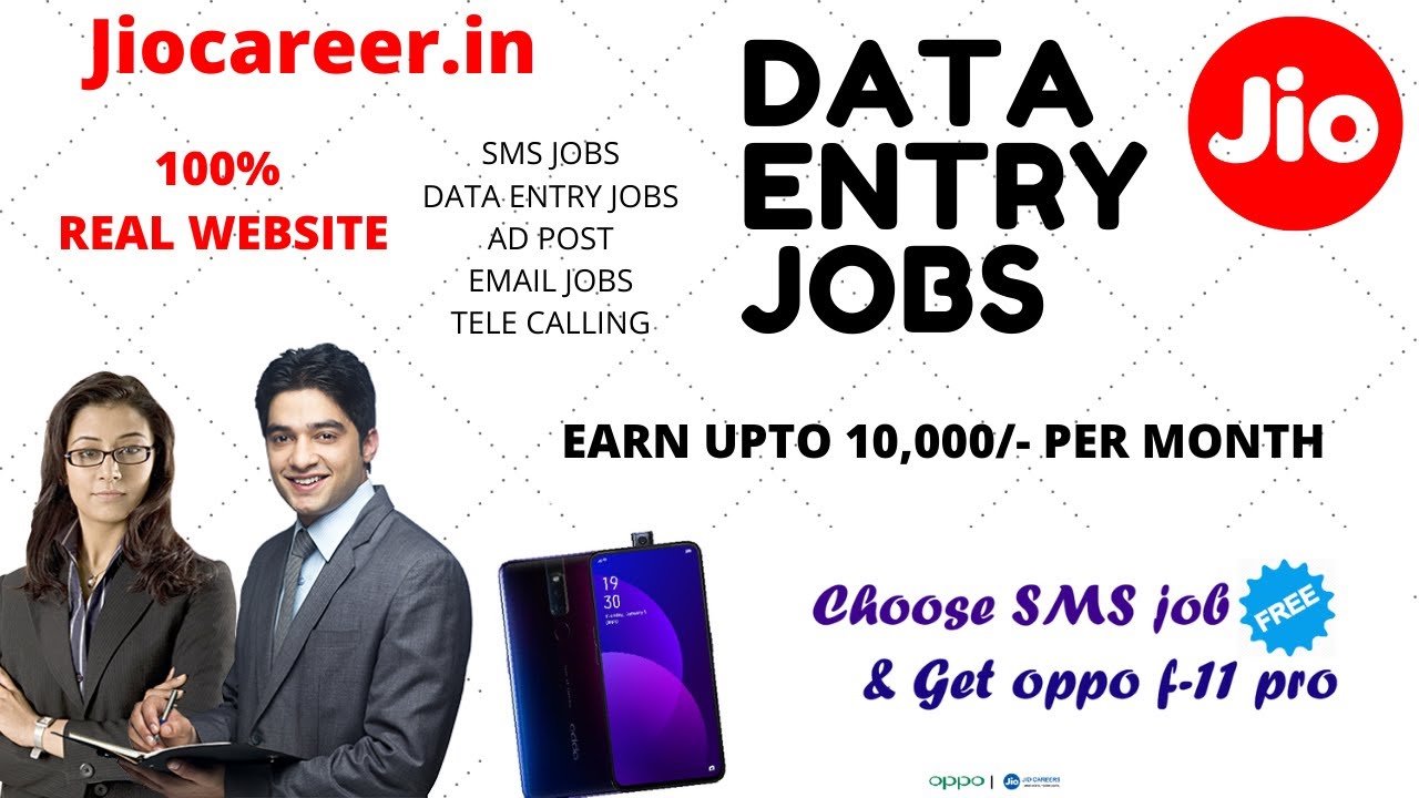 JIO DATA ENTRY JOBS &ndash;|| Start Making Money Up to 10,000/-Month this is only website review