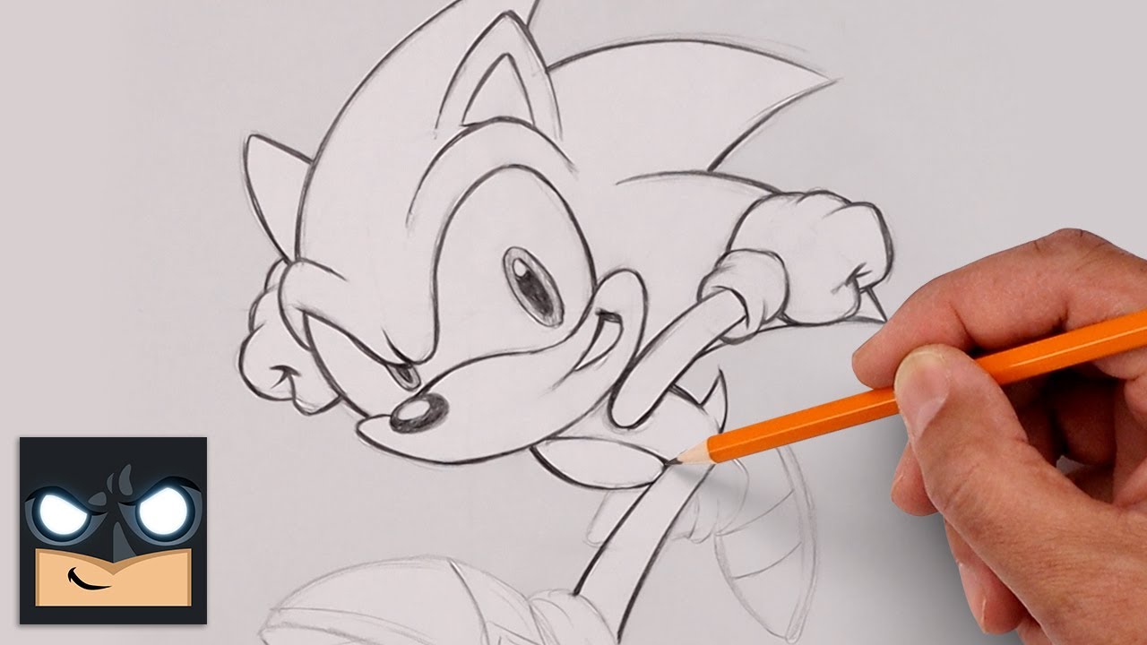 How To Draw Sonic the Hedgehog | 17 Minute Sketch Tutorial