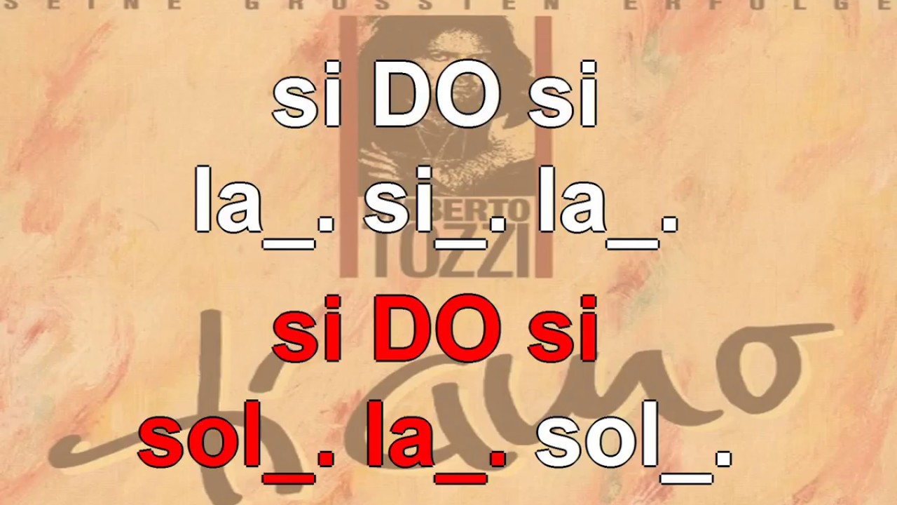 Ti amo   completa con ritornello