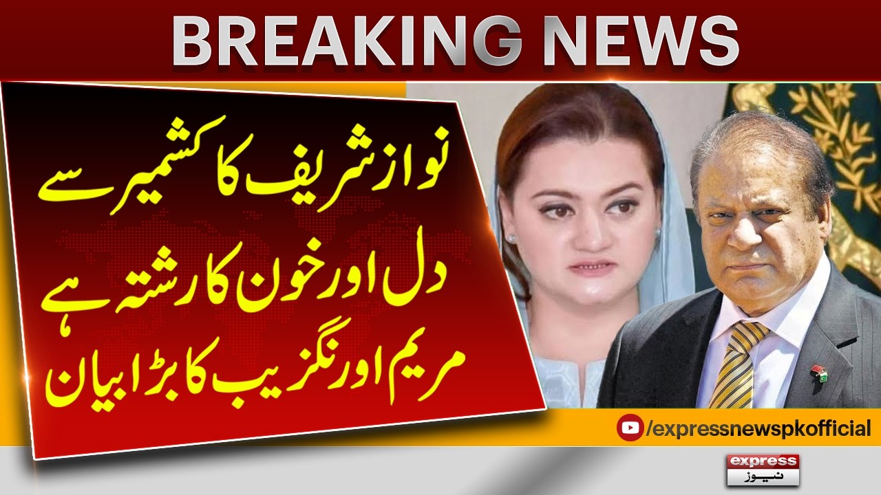 Maryam Aurangzeb Says Nawaz Sharif Has a Deep Bond with Kashmir | Breaking News | Pakistan News