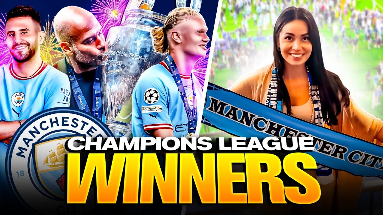 J'ASSISTE AU PREMIER TITRE HISTORIQUE DE MANCHESTER CITY EN CHAMPIONS LEAGUE !