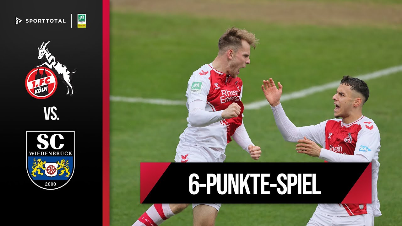 Wer holt Big-Points im Abstiegskampf? | 1. FC Köln U21 – SC Wiedenbrück | Regionalliga West