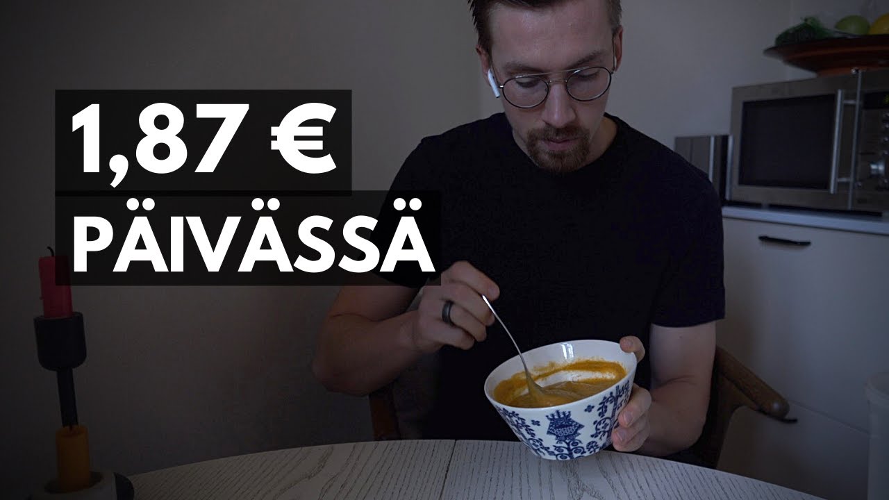 Elän viikon mahdollisimman vähällä rahalla