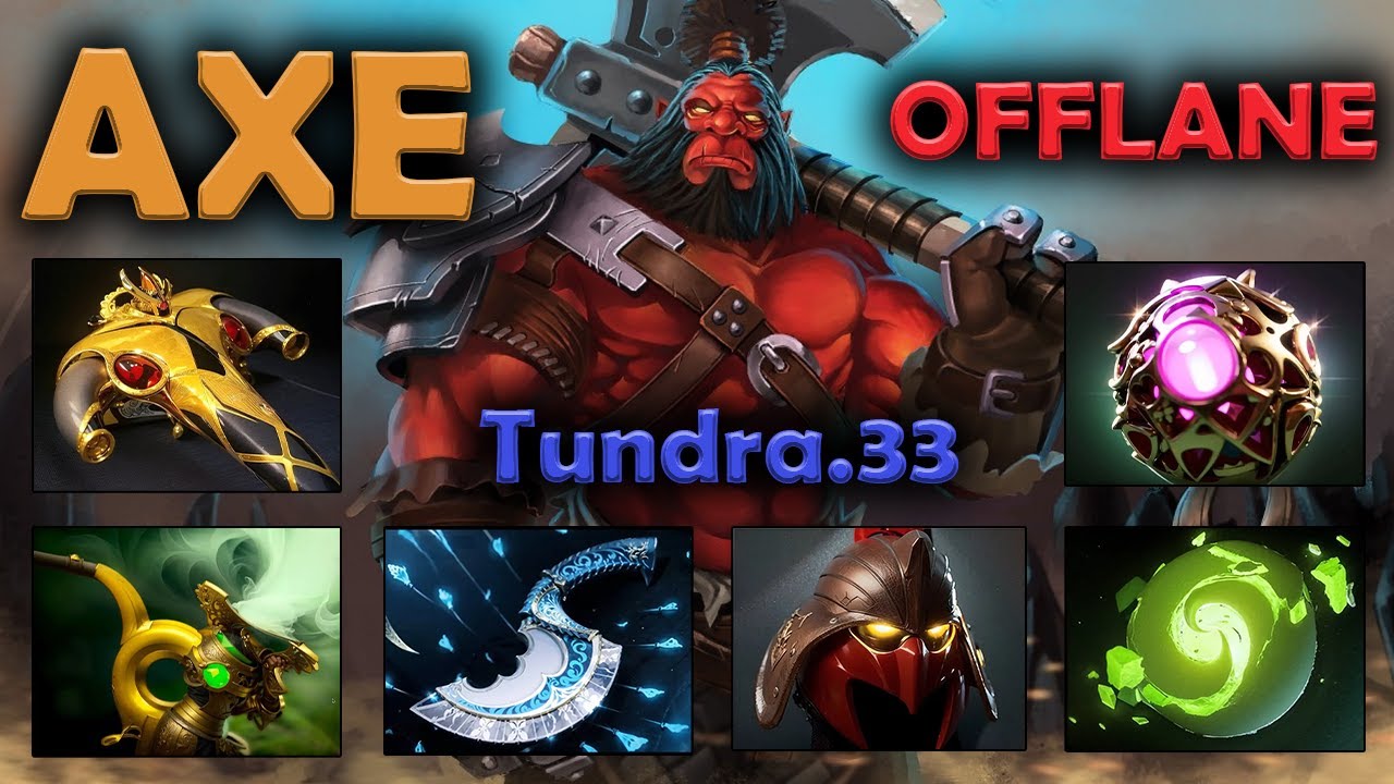 AXE OFFLANE 33 - Tundra Esports VS MOUZ - [Dota 2 Replay] 7.39e