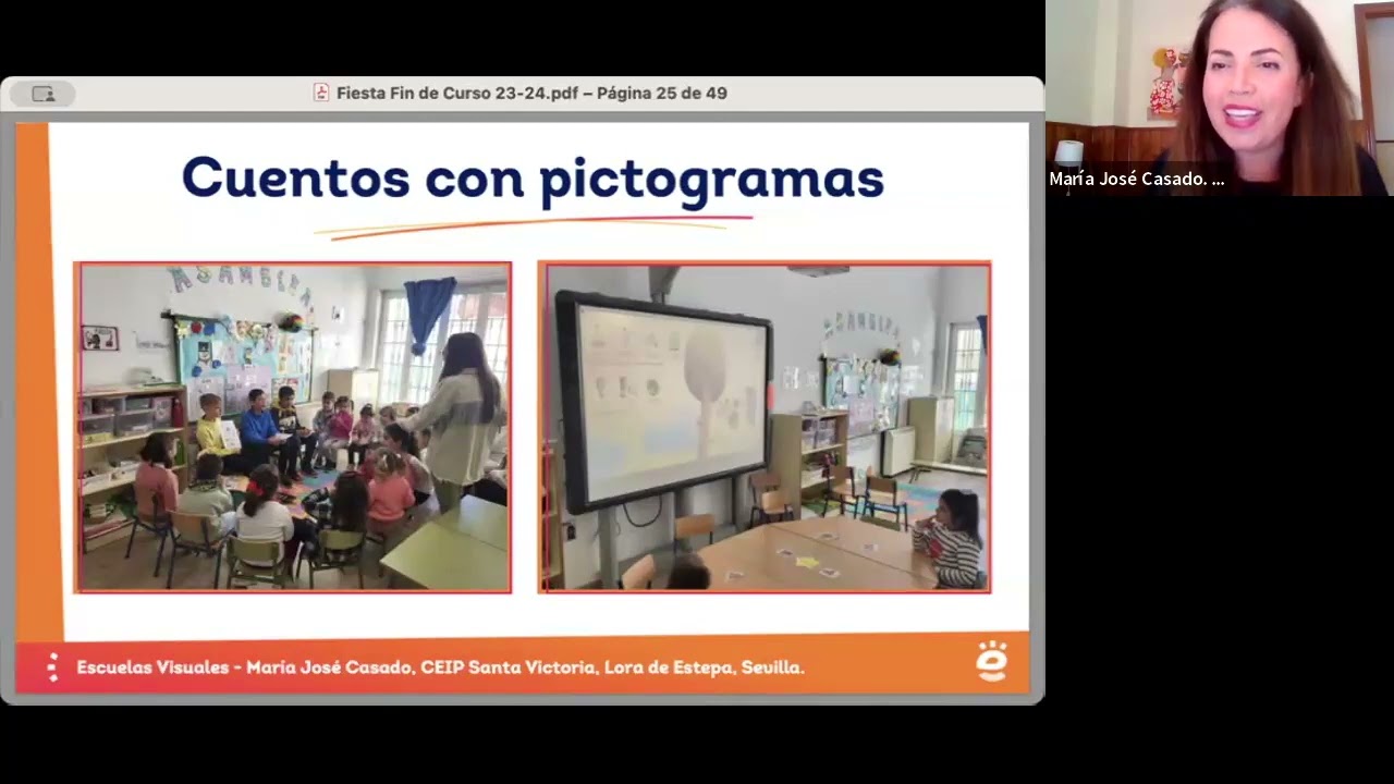 Escuelas Visuales | María José Casado, CEIP Santa Victoria, Lora de Estepa