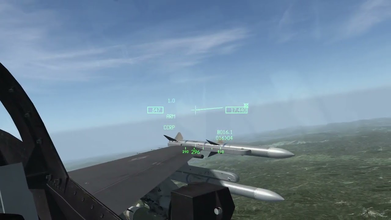 Falcon BMS 4.37.2; Loft Bombing 30 degree procedure.
