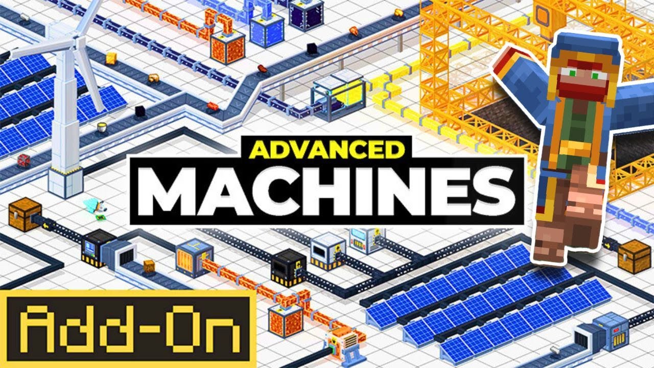 Демонстрация дополнений EPIC ADVANCED MACHINES! (PE, Bedrock, Windows)