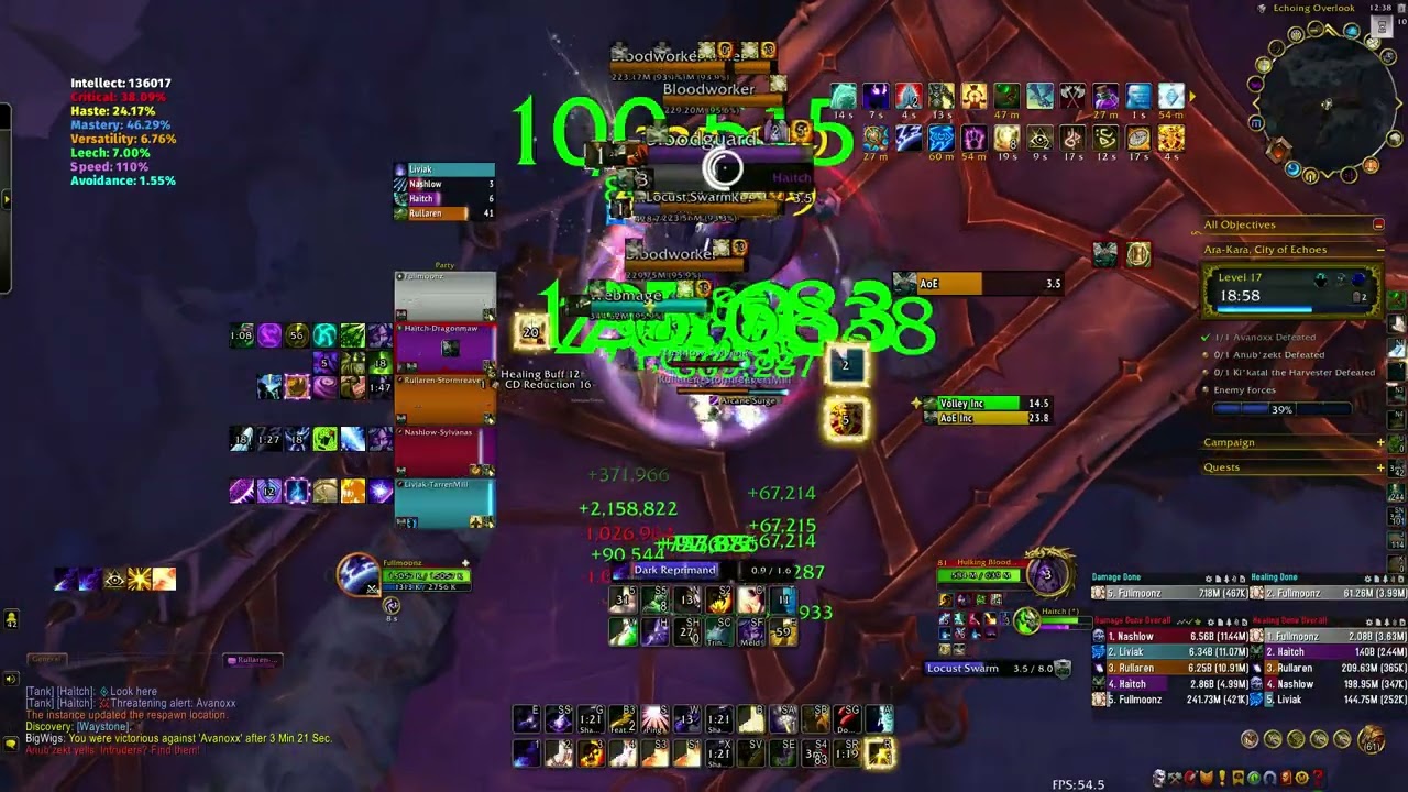WOW TWW SEASON 3 - DISCIPLINE PRIEST - Ara-Kara - MYTHIC +17
