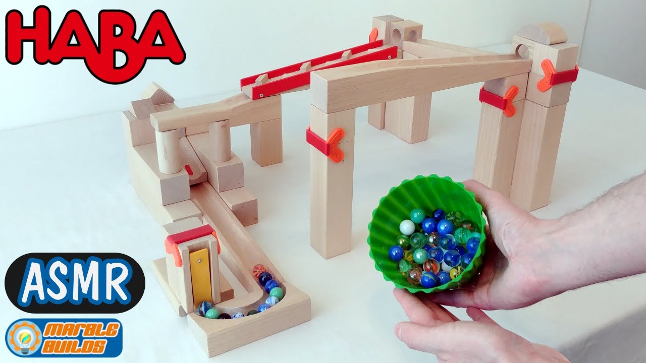 HABA WOODEN MARBLE RUN | ASMR KUGELBAHN
