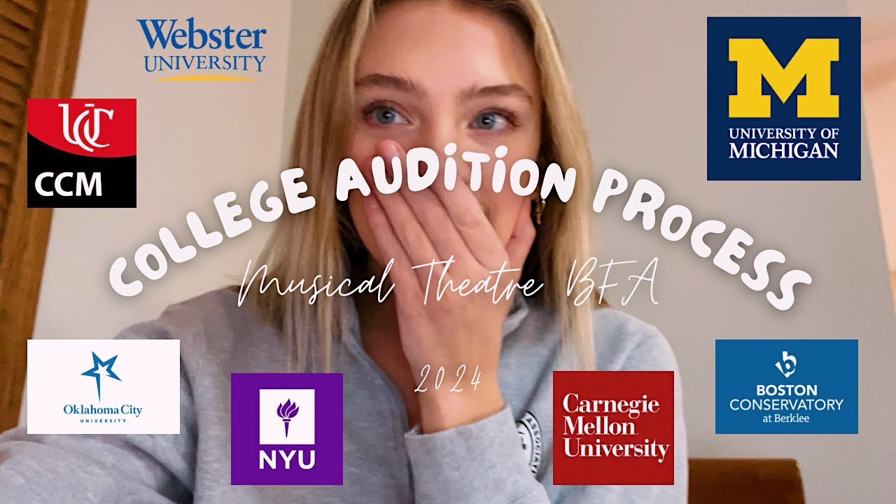MY COLLEGE AUDITION PROCESS | Musical Theatre BFA 2024