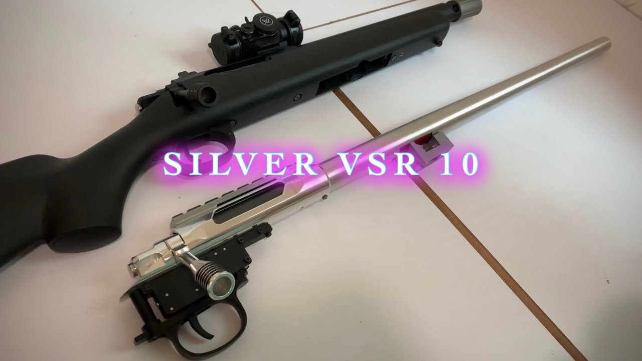 Tokyo Marui VSR 10 Full Silver Build
