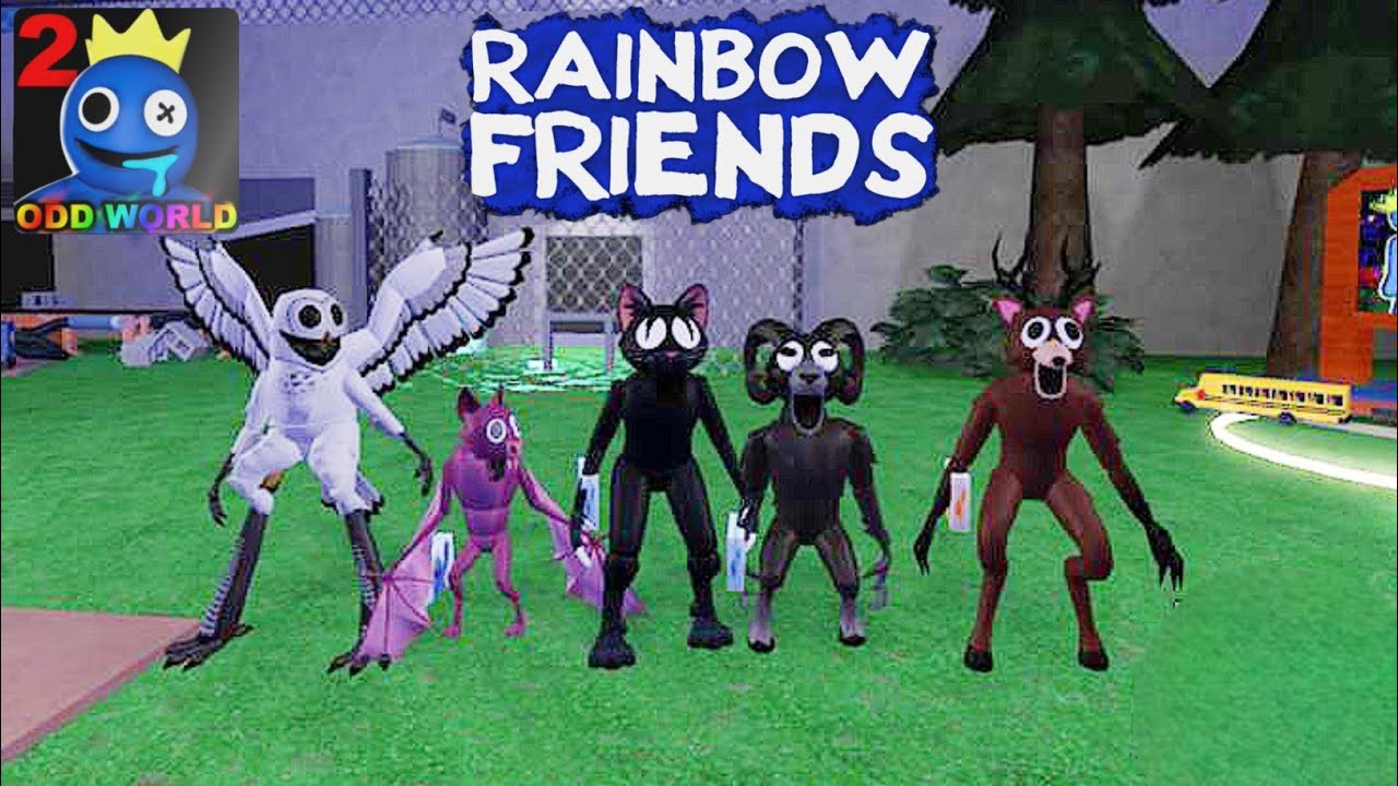 Playing As Deer Owl Ram Bat And Cat In Rainbow Friends 2 Full Gameplay