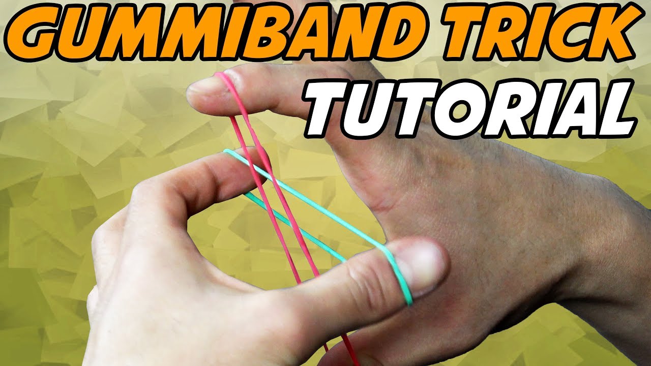 VISUELLER Gummiband-Trick, den jeder lernen kann