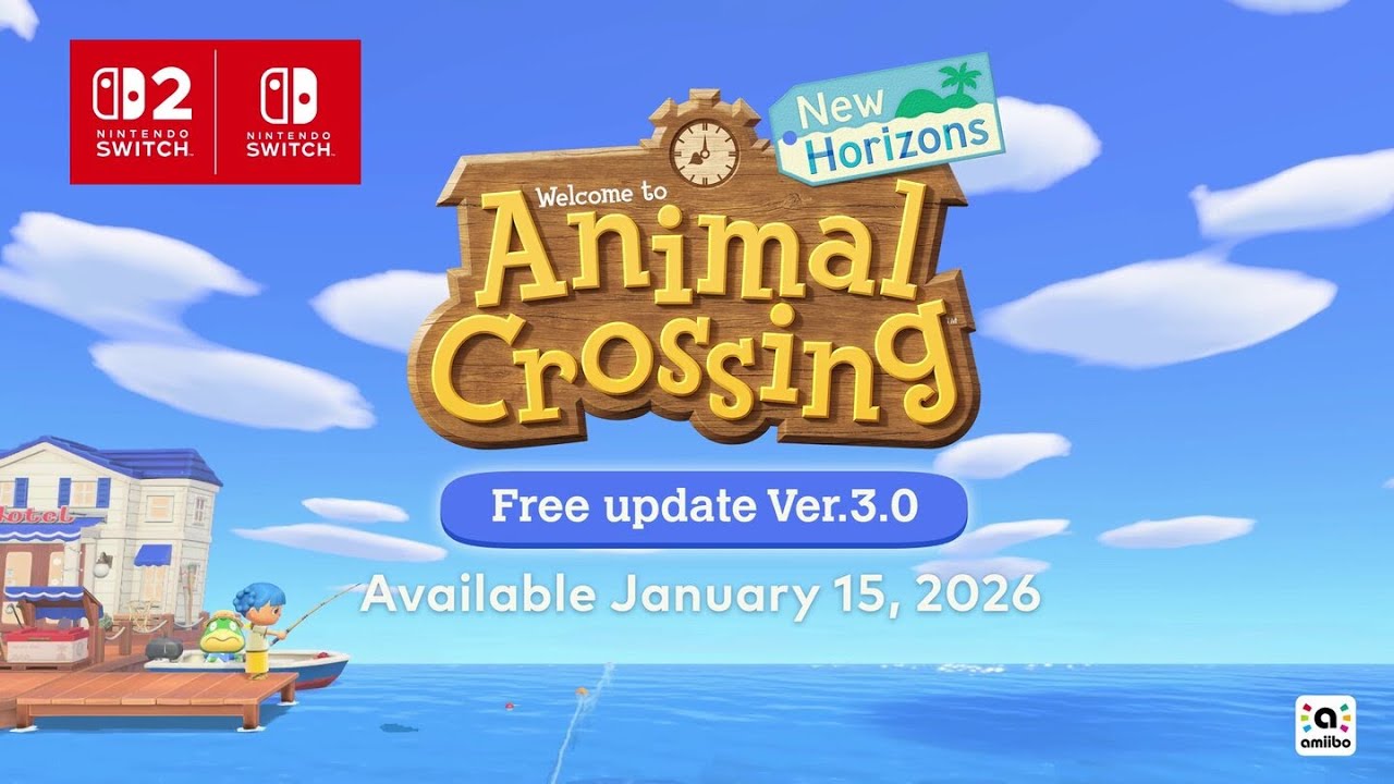 Animal Crossing UPDATE 3.0.0 // Stream vom 14.1.2026