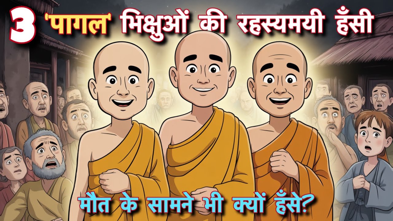3 'पागल' भिक्षुओं की रहस्यमयी हँसी: मौत के सामने भी क्यों मुस्कुराए? | Buddhist Story | Video 401