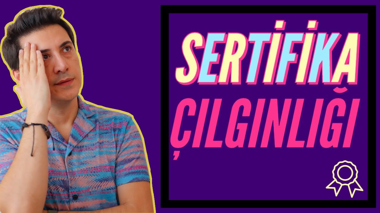 Sertifika Çılgınlığı! Gel Pazartesi Başla? #mühendis