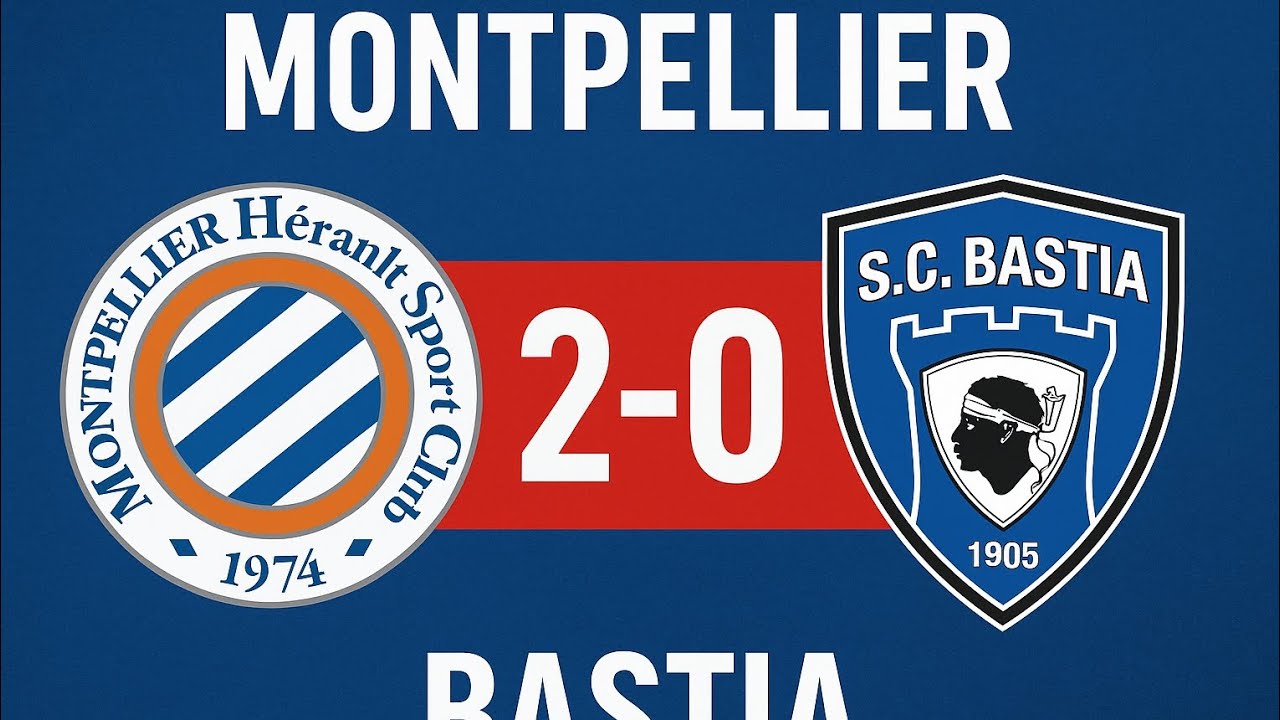 MHSC 🆚️ BASTIA la victoire fais du bien (2-0)