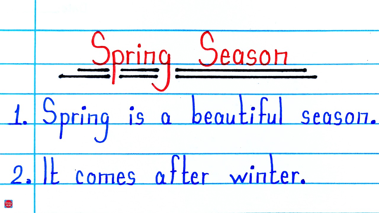 10 Lines on Spring Season in English | Short & Easy Essay on Spring Season | Essay Writing 2026