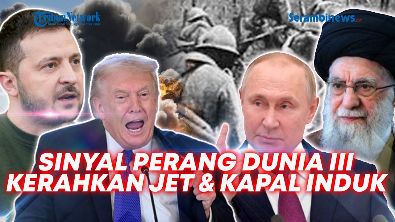 🔴 Mengerikan! AS Kirim Kapal Induk Raksasa , Moskow Murka  - Dunia di Ambang Perang Dunia 3?