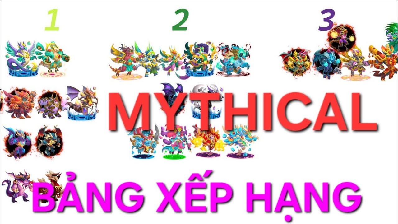 Bảng Xếp Hạng Rồng Mythical Cat 10 Mạnh Nhất - Dragon City