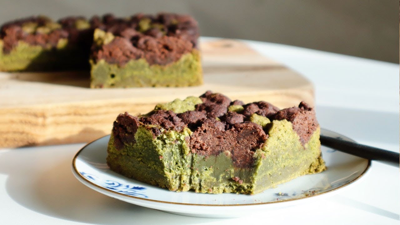 초코나무숲 크럼블바 / 꾸덕바 만들기 : Chocolate & matcha Crumbleㅣ오데 O'de