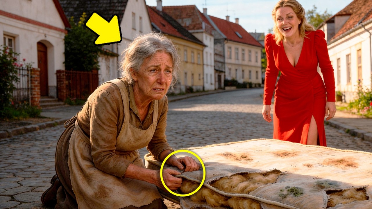 Bogaczka podarowała służącej stary materac… Wypchany był samymi banknotami…