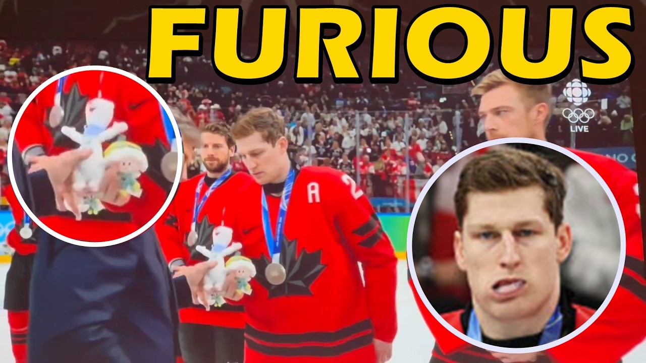 Canada hockey star furious after being handed soft toy