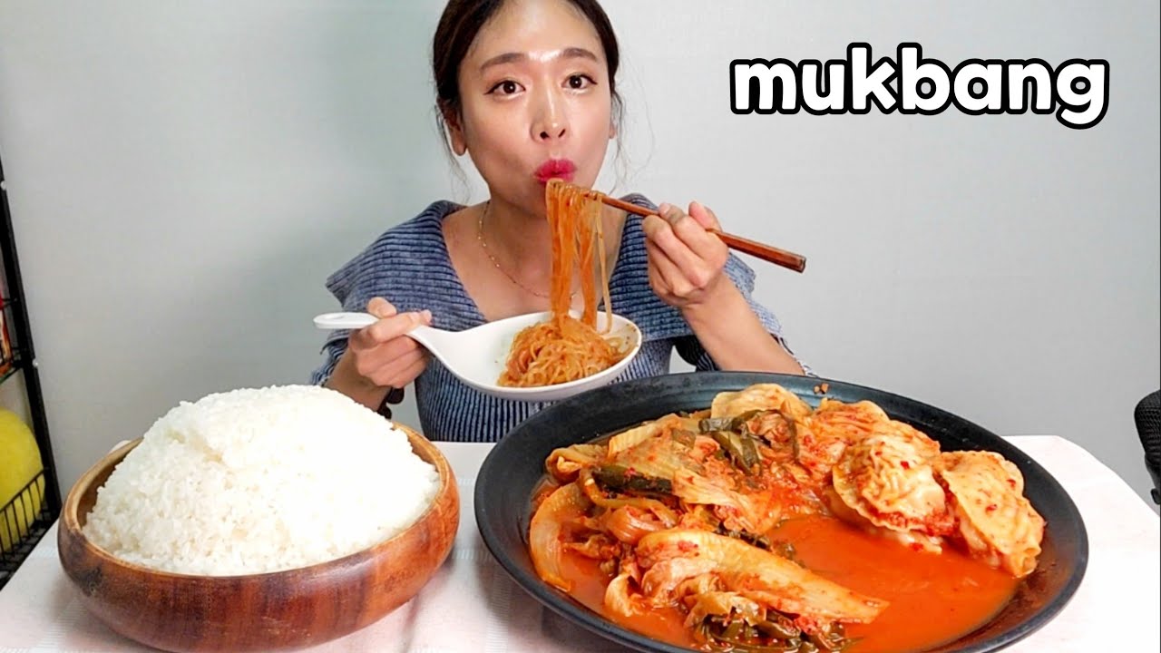 🔥매운 실비김치찜 먹방 Korean Food Spicy KimchiJjim Mukbang eating show