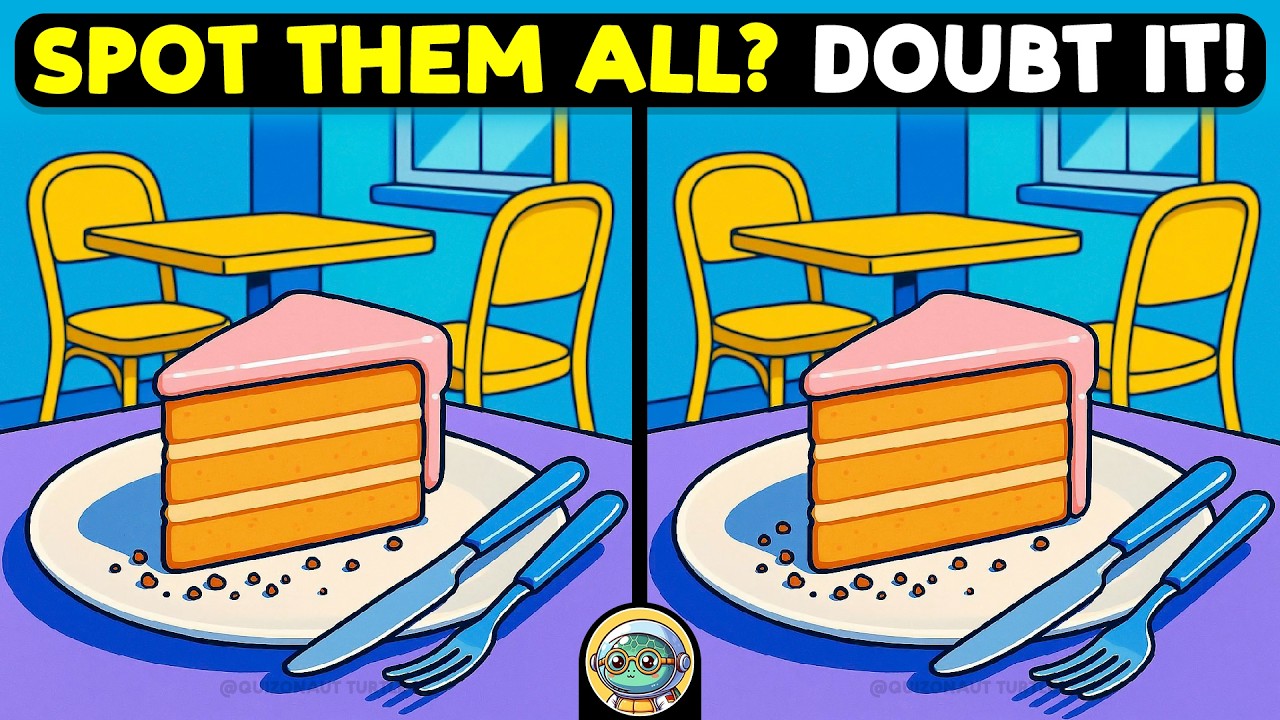 🐢🧩 Find The Difference | Are You Sharp Enough? 🧩🐢 | Quizonaut Turtle