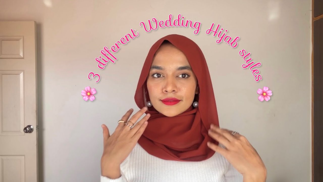 Wedding Hijab Tutorials🌸| accessorise of your choice | #hijabtutorial #weddinghijabstyle #hijab ￼