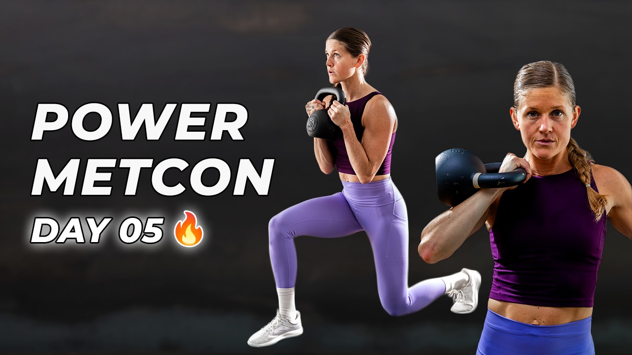 30-Minute Full Body MetCon (200 Kettlebell Swings)