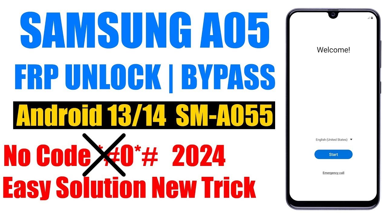 Samsung A05 (A055F) FRP Unlock Android 14 | Security Patch 2024.5.1 ONE CLICK Unlock in UMT MTK Tool