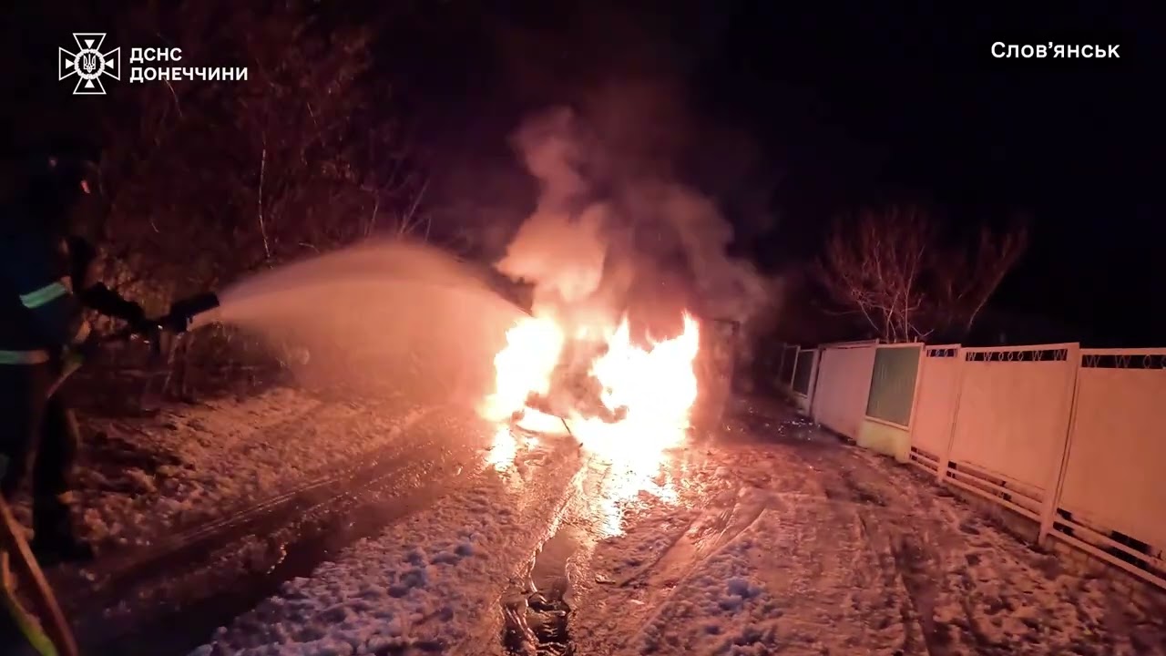 Донеччина: рятувальники ліквідовують наслідки ворожих обстрілів та пожеж