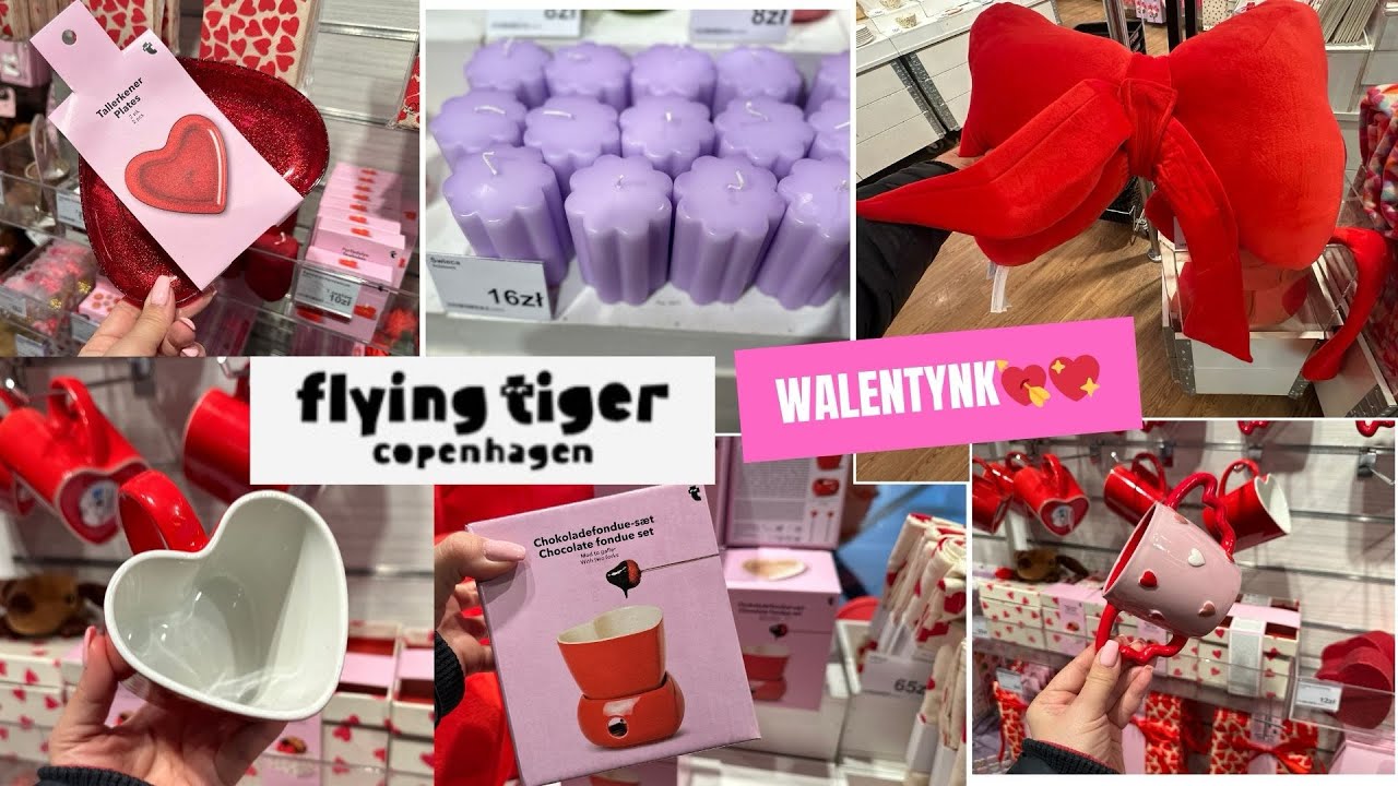 SKLEP FLYING TIGER 🛒 PRZEGLĄD NOWOŚCI ⭐️ GIGANTYCZNA poduszka KOKARDA ⭐️ kubki w SERCA
