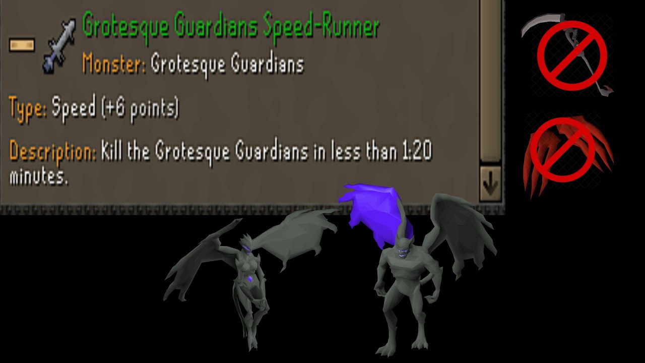 Grotesque Guardians Speed-Runner CA (No scythe/Claws)