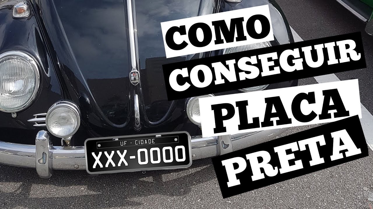 A PLACA PRETA COMO CONSEGUIR - PARTE 1