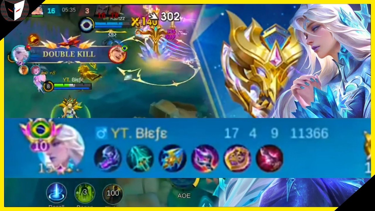 Aurora 17 Kills Mythical Immortal Solo | MLBB