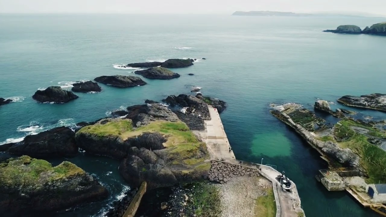 Ballintoy Harbour, Northern Ireland which features in the HBO show Game of Thrones.