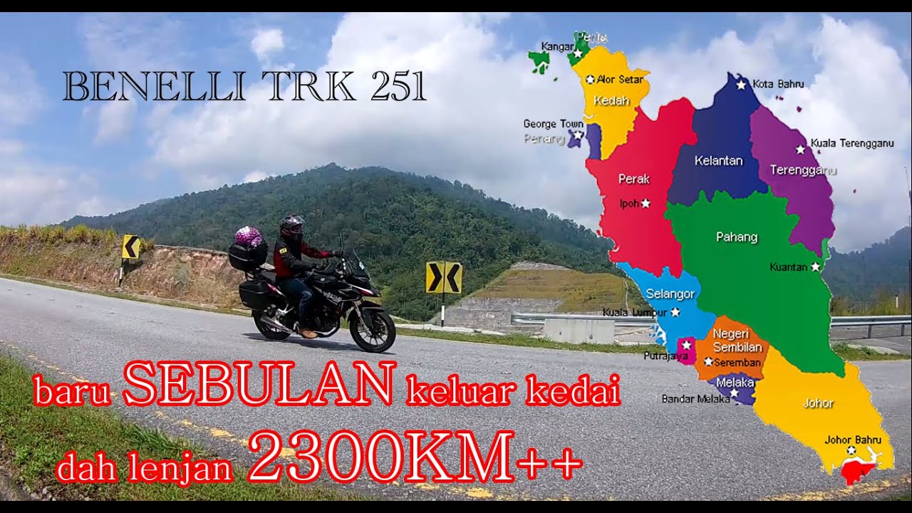 BENELLI TRK 251 - PUSING SEMENANJUNG MALAYSIA