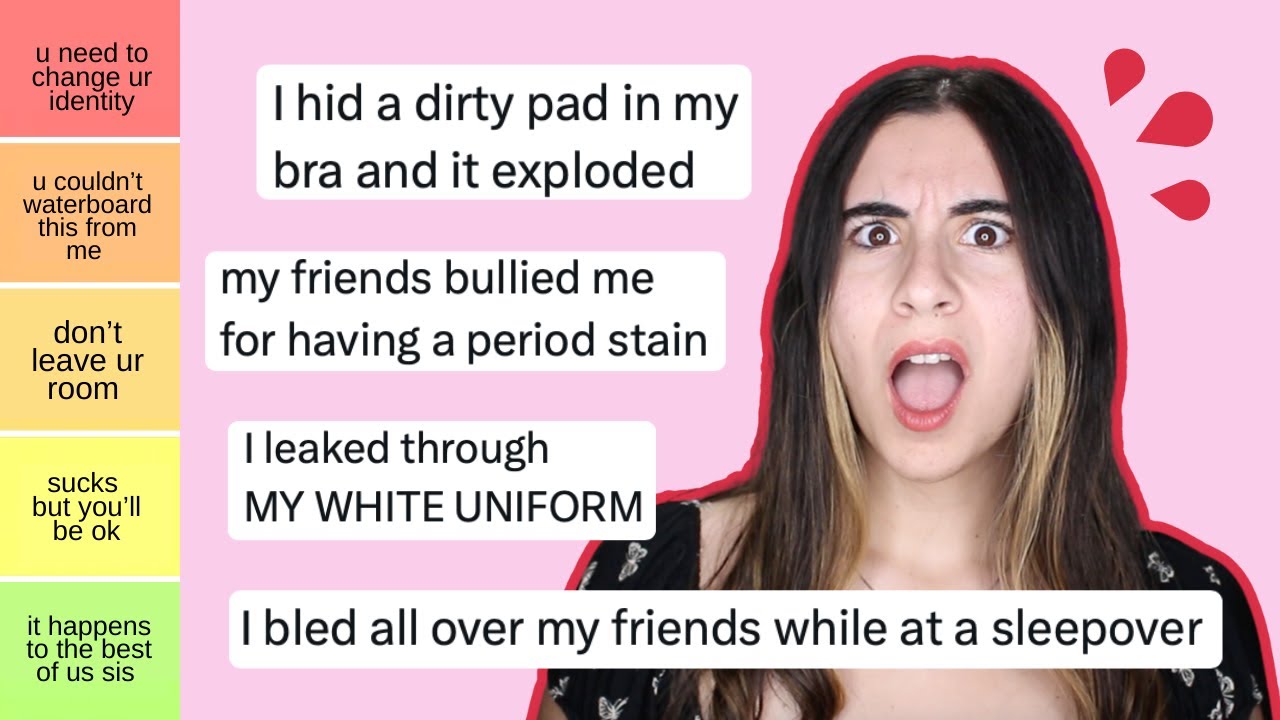 exposing YOUR EMBARRASSING period horror stories (and ranking them)