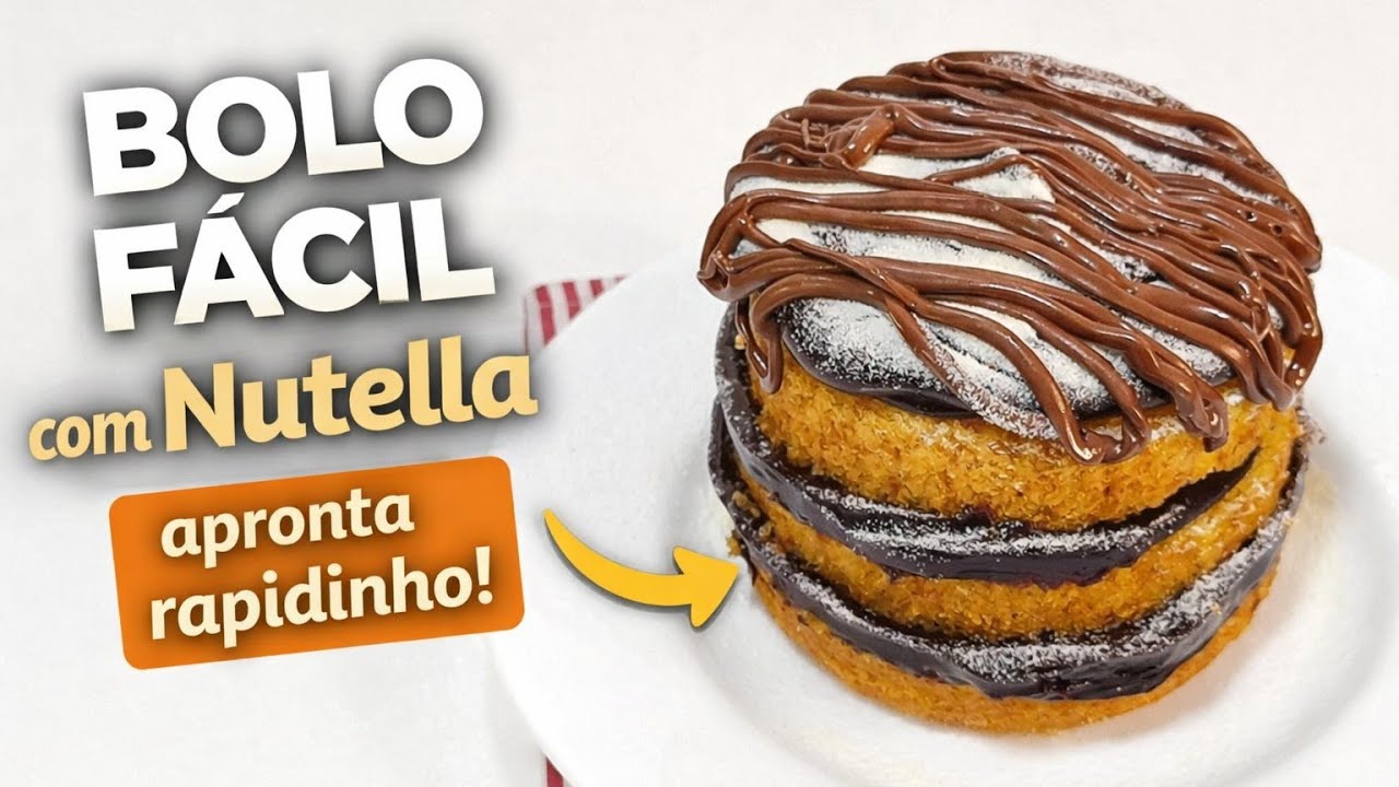 Montagem e Decoração de Mini Bolo de Leite Ninho com Nutella | Fácil e Lindo