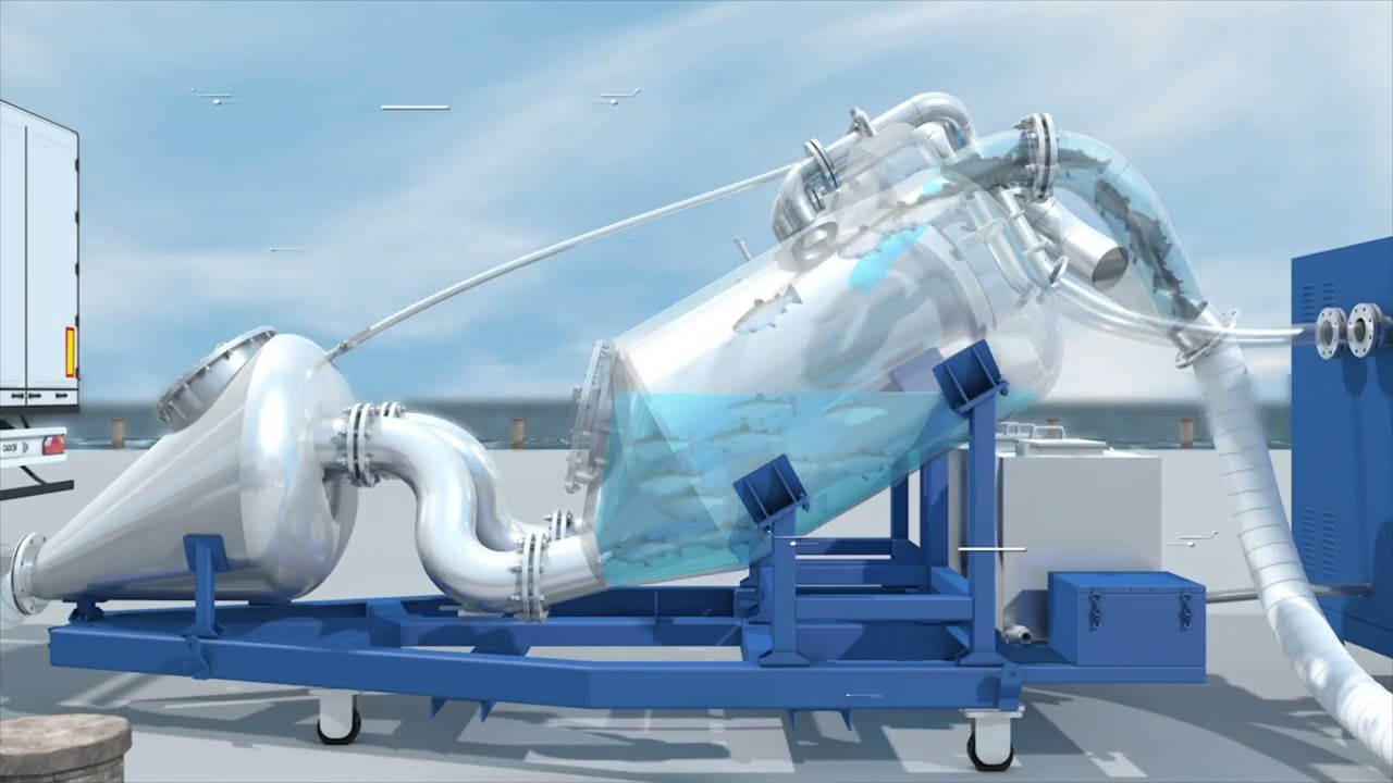Vacuum fish pump schematic working video