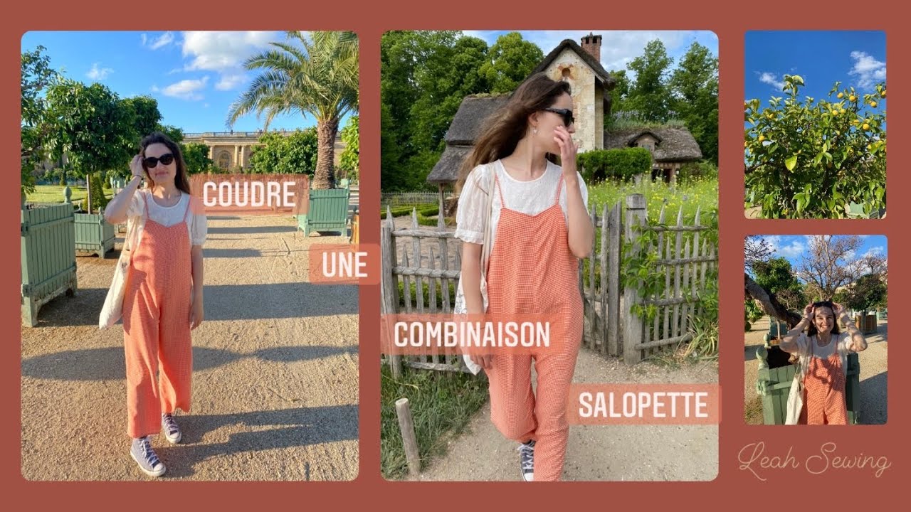 Combi pantalon salopette / tuto et patron de couture