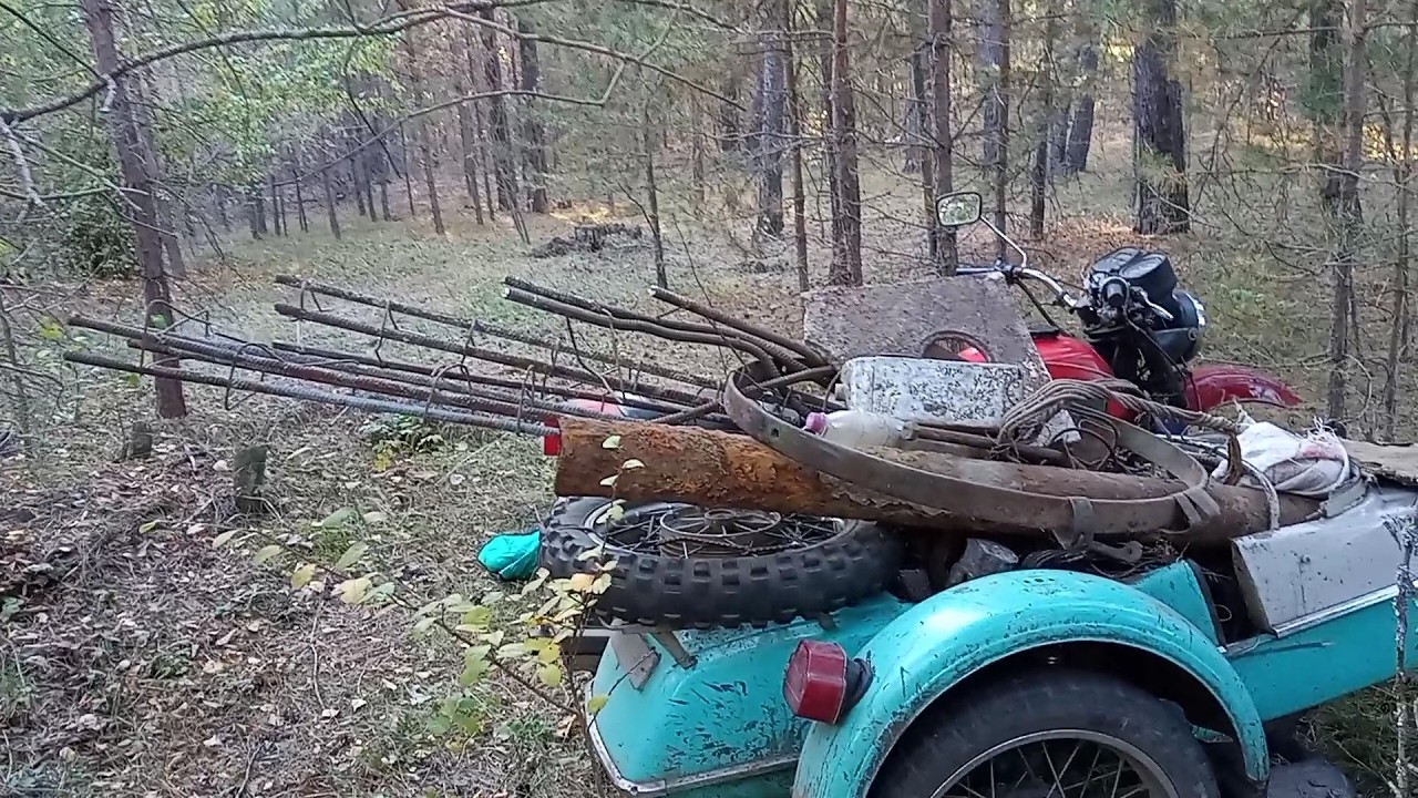 Металлокоп на месте бывшей больницы (часть 1)