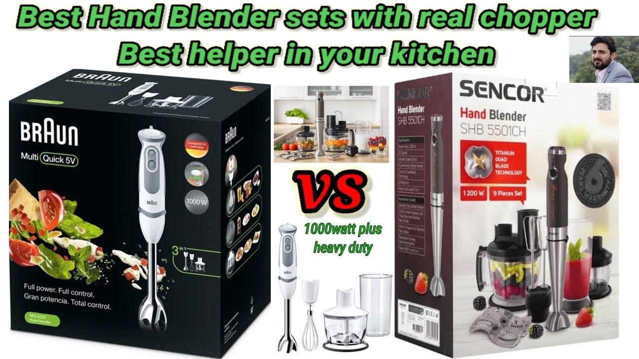 Best hand Blender sets in Pakistan|| BRAUN VS SENCOR