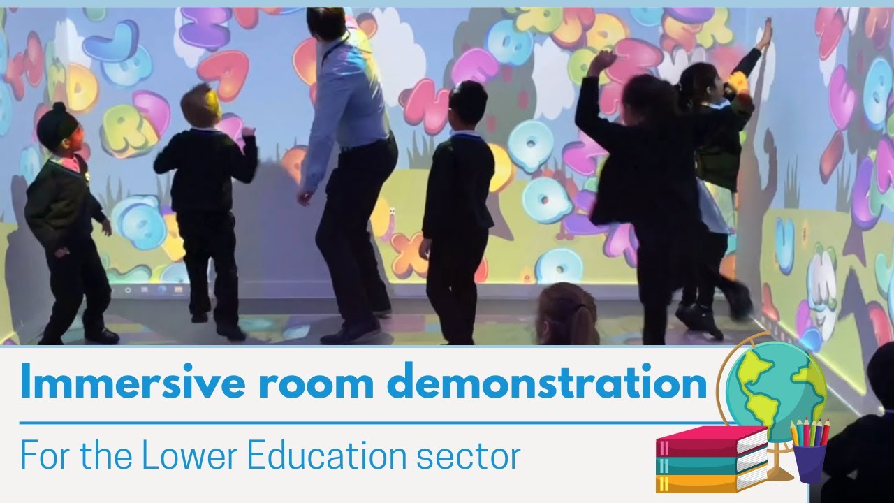 Immersive room demonstration for the Lower Education sector