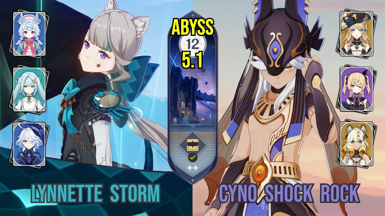 C6 Lynette Storm & C0 Cyno Shock Rock | Spiral Abyss 5.1 | Genshin Impact