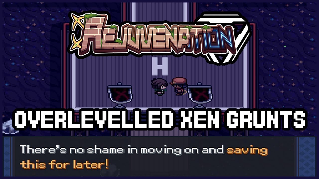 Pokemon Rejuvenation V13.5 | Beating Overlevelled Xen Grunts